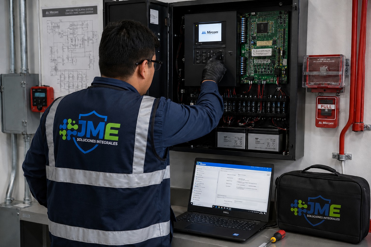 Tableros e instrumentación para sistemas de seguridad y detección